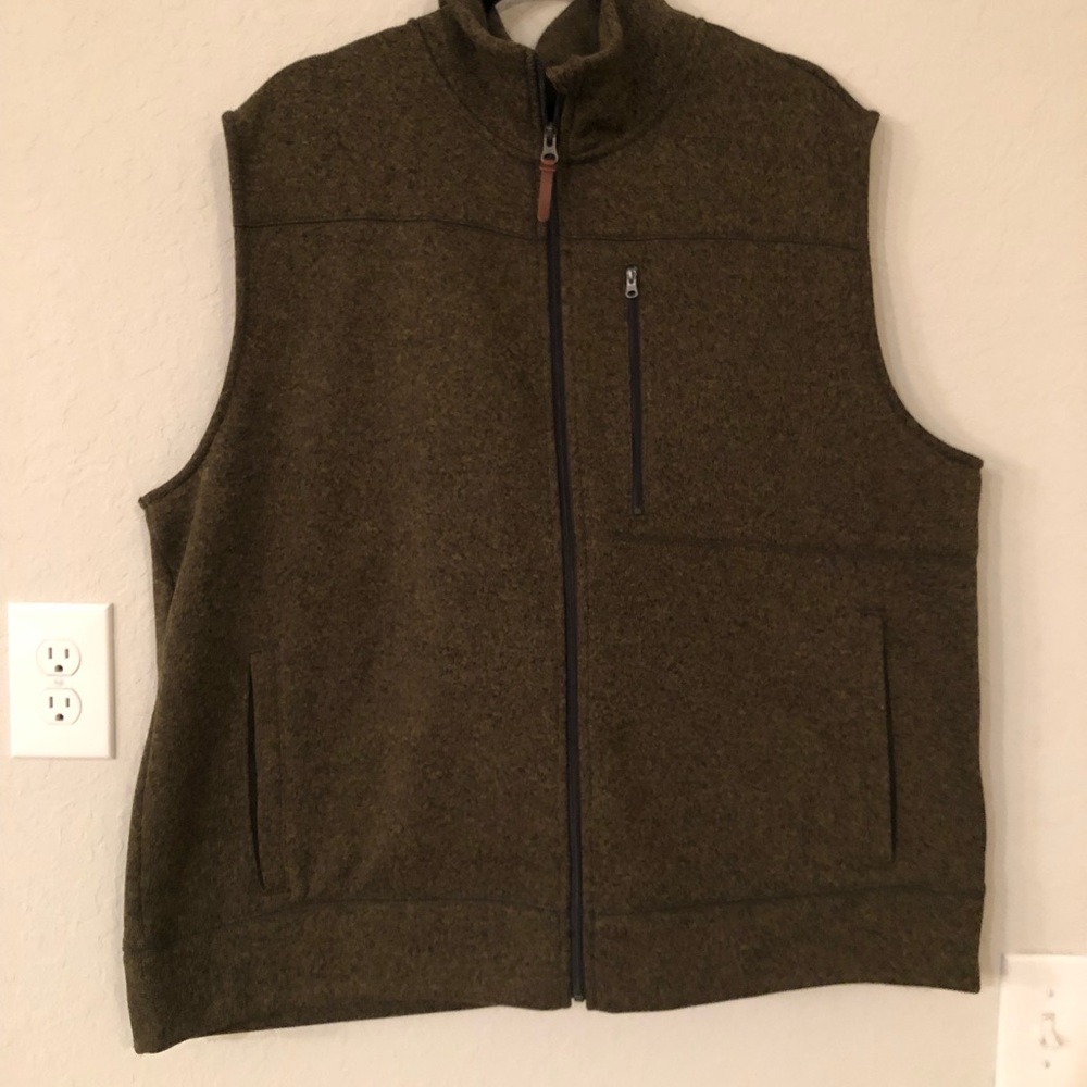 Forest green vest